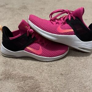Nike Women's Pink and Black Sneakers